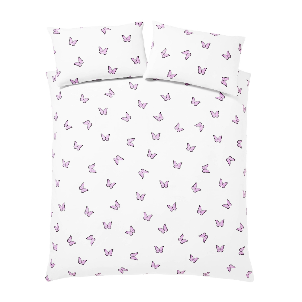 Butterfly Pink Bedding Set by Skinny Dip House of Bedding